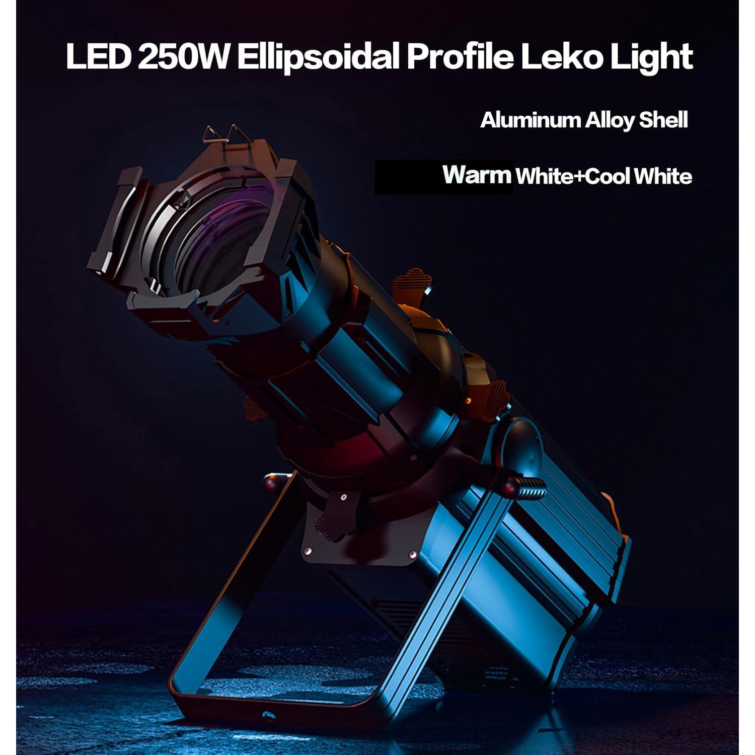 Foco LED de Escenario SHEHDS 250W Blanco Frío/Cálido 17°