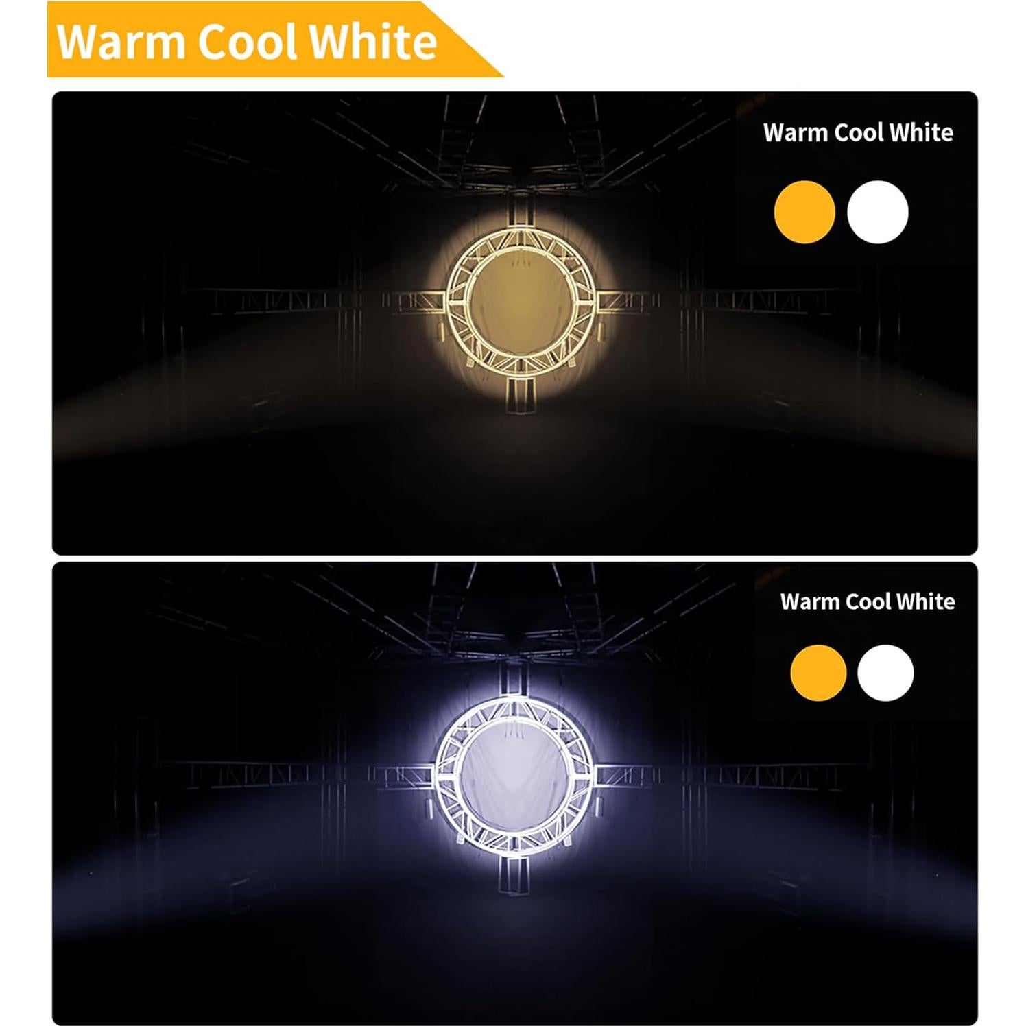 Foco LED de Escenario SHEHDS 250W Blanco Frío/Cálido 17°
