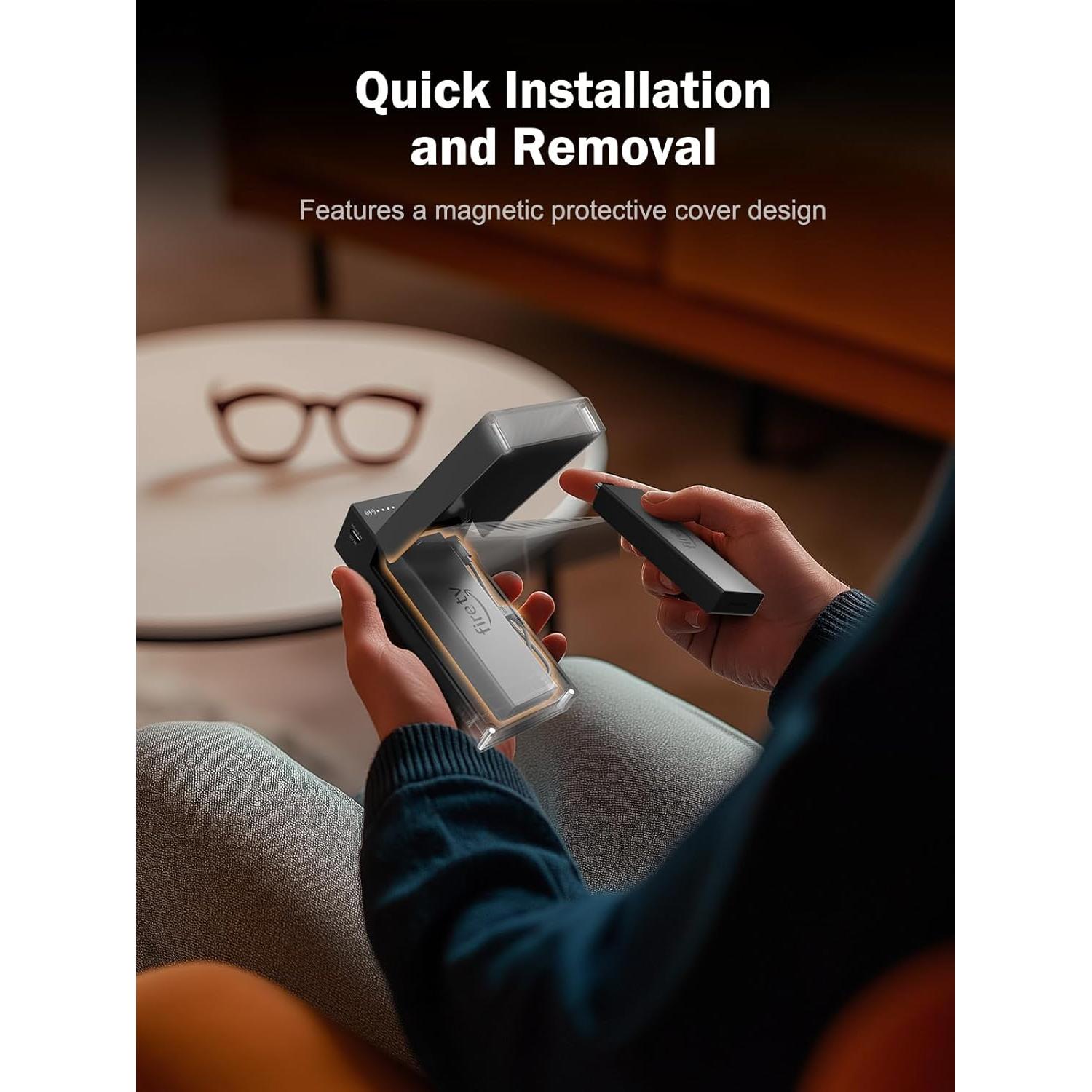 Adaptador HDMI a USB-C Lemorele HD200 4K 60Hz con Batería 5000mAh