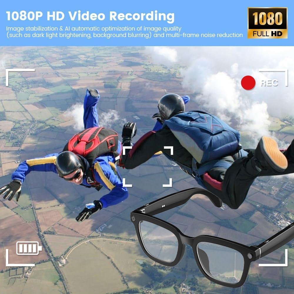 Gafas Inteligentes Ai Faifxo con Cámara 2K Bluetooth UV400