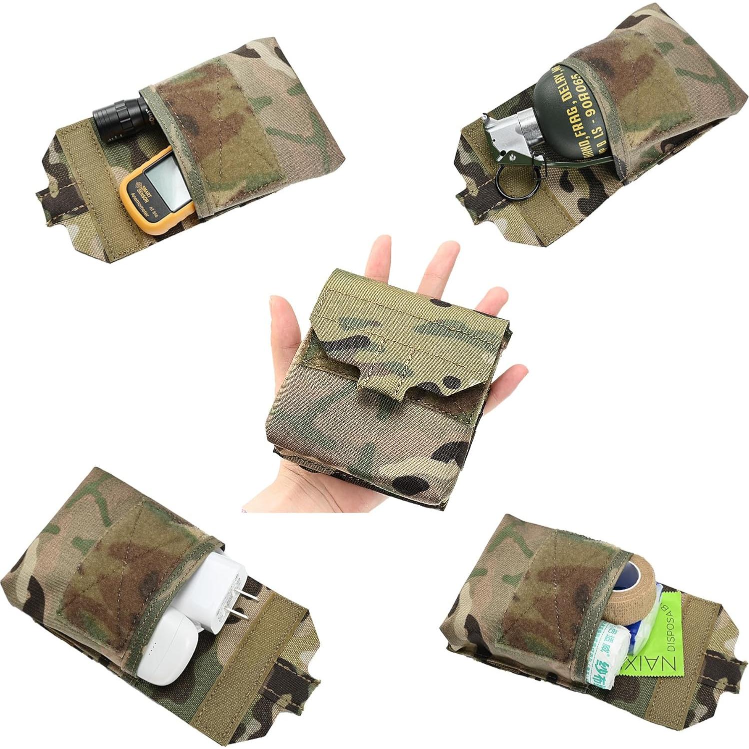 Bolsa Mini Molle Utilitaria SABADO IFAK Nylon 500D 10.5x10.5cm