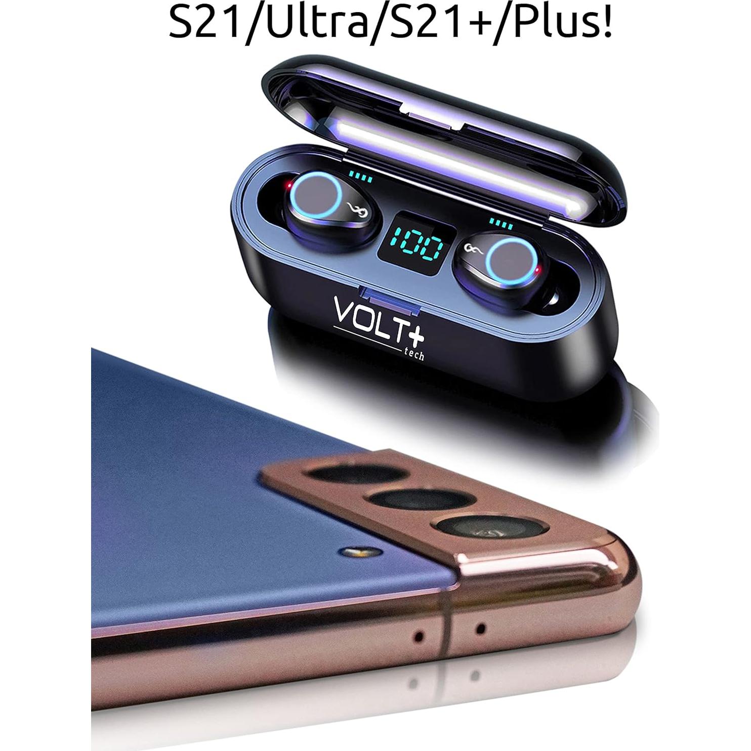 Auriculares Inalámbricos F9 Volt Plus Tech con PowerBank 2000mAh