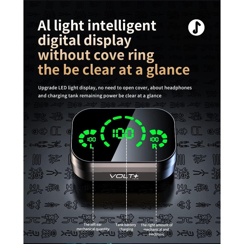 Auriculares Inalámbricos V5.3 VOLT PLUS TECH con PowerBank 2000mAh