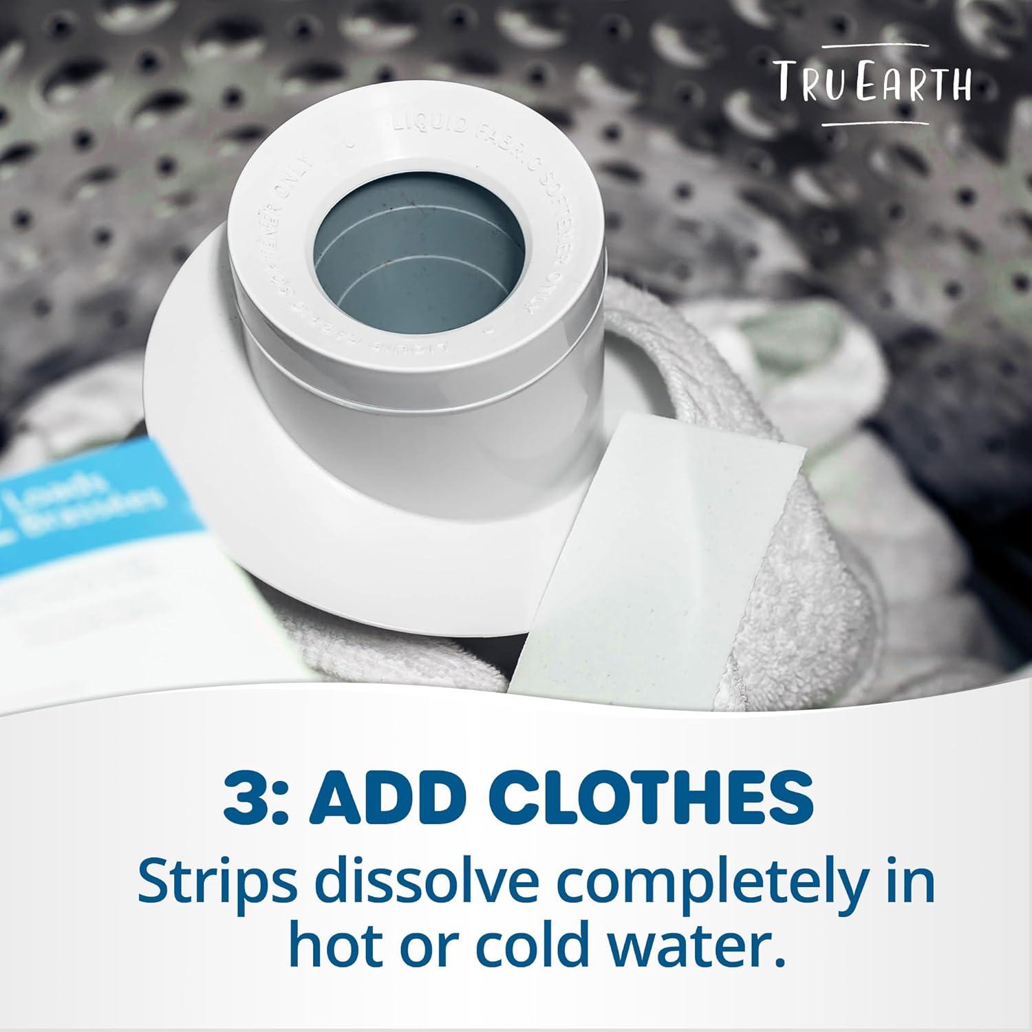 Hojas de detergente Tru Earth Platinum - 64 unidades - Lino fresco