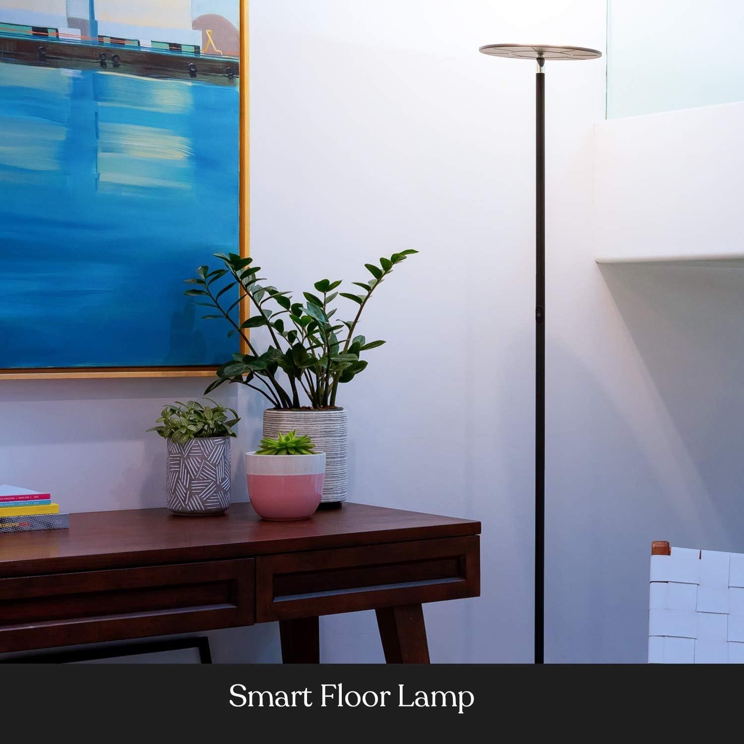 Lámpara de pie LED Brightech Sky Colors 1.75m Control Wi-Fi