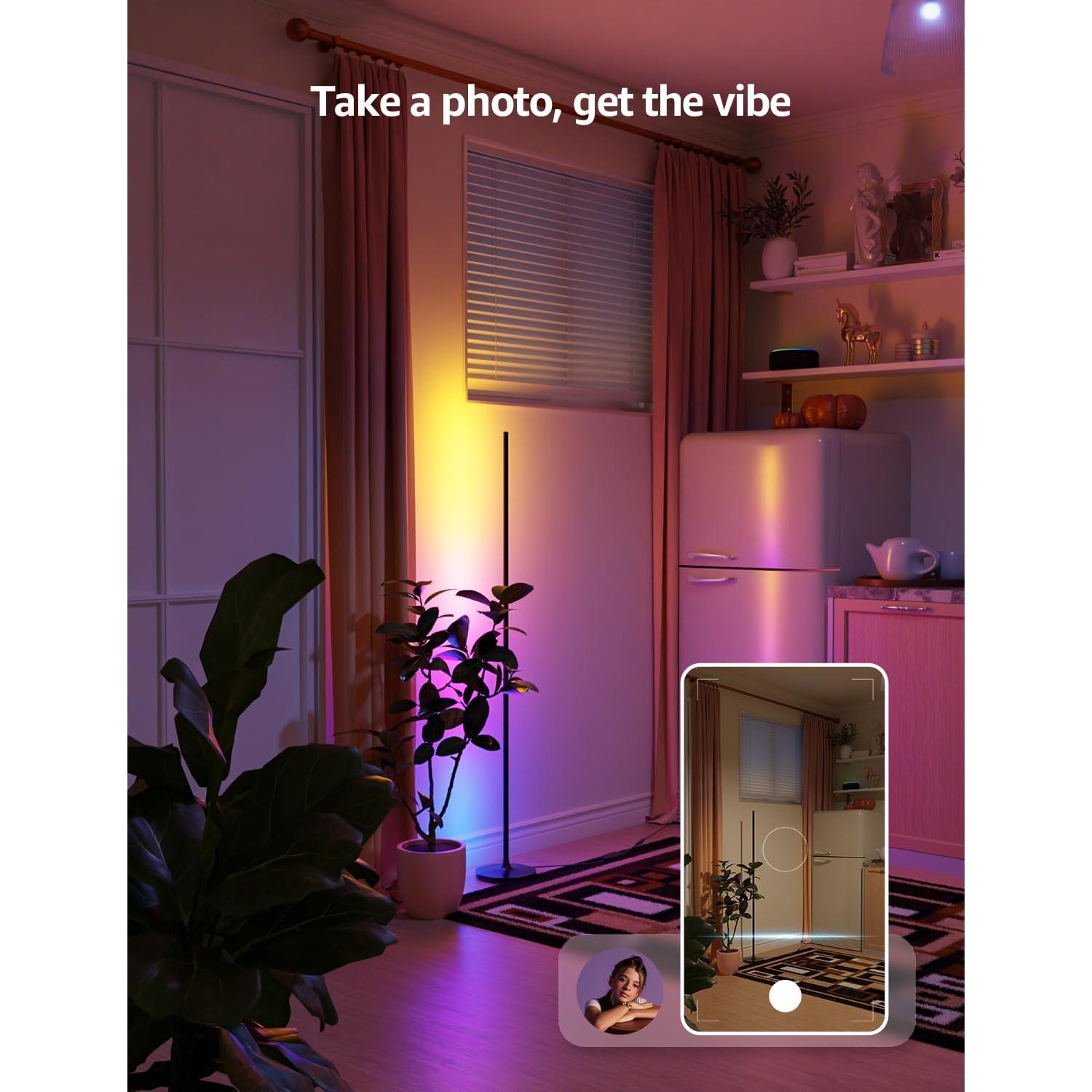 Lámpara de Pie LED Inteligente Lepro OE1 RGBICW 1000LM