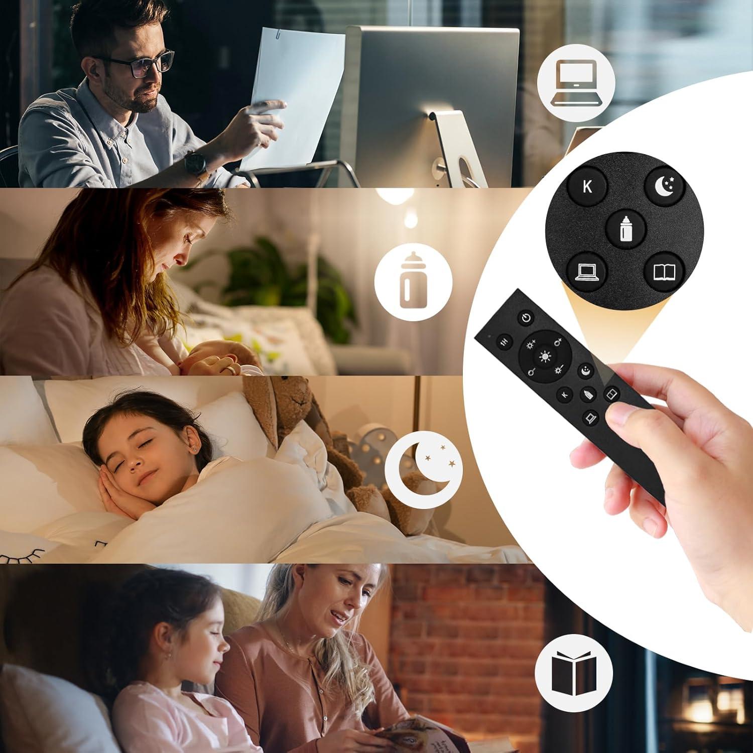 Lámpara de Pie Arco Regulable VenzBlomia 70" Bronce LED 9W