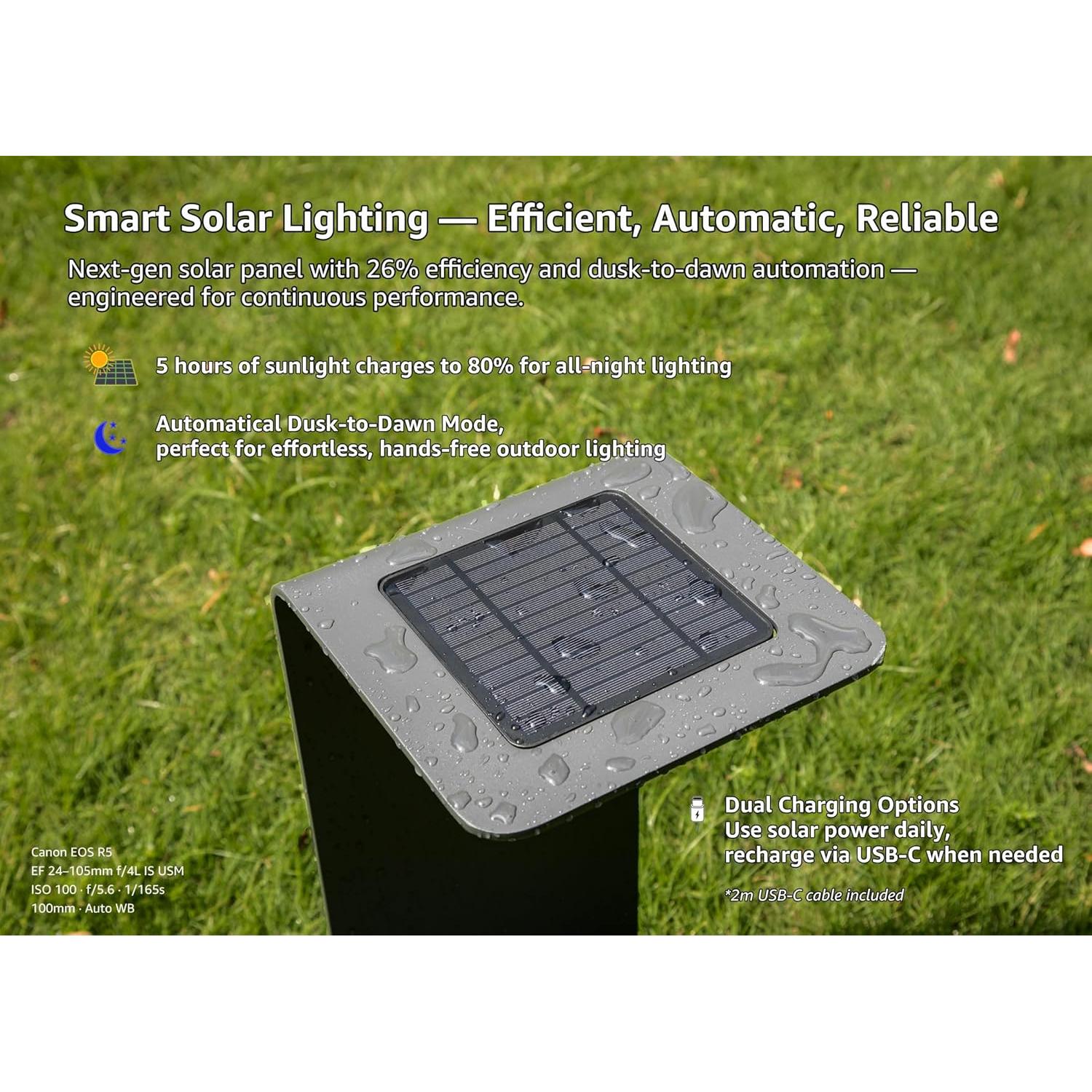 Lámpara de Piso Solar SkyeSong Lumo XL 4000mAh IP65