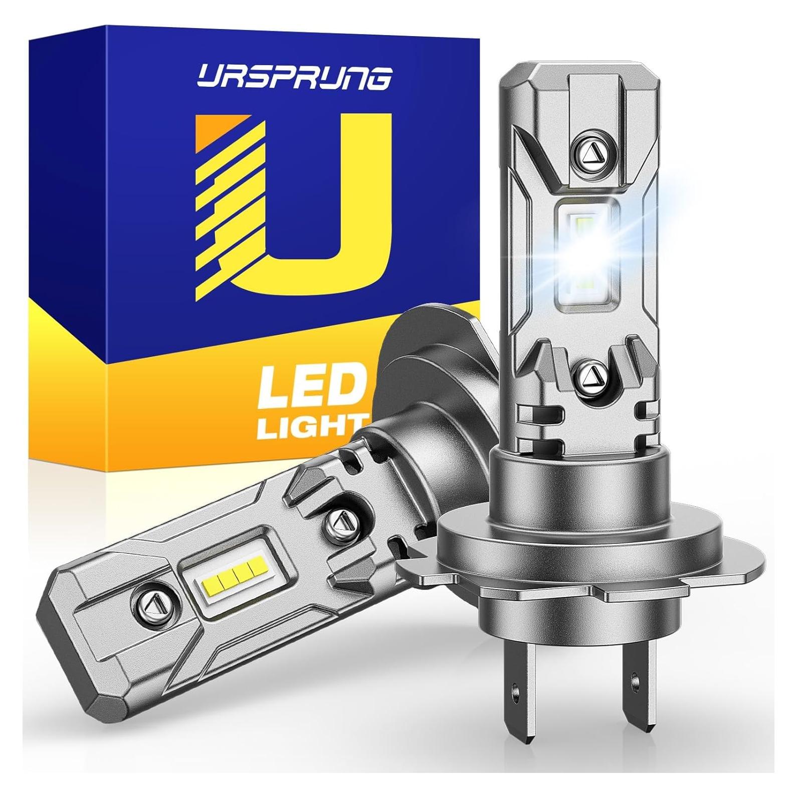 Bombillas LED H7 Ursprung Q12 Ultra Brillantes 6500K - Paquete de 2