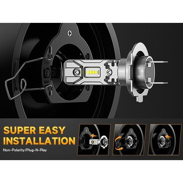 Bombillas LED H7 Ursprung Q12 Ultra Brillantes 6500K - Paquete de 2