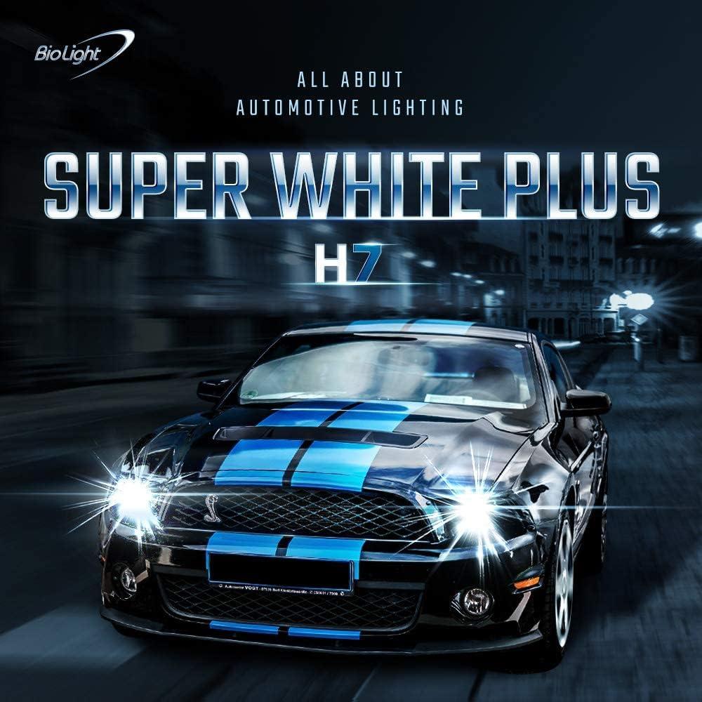 Bombillas H7 Halógenas BIOLIGHT KM Super White Plus 6000K - 2 Pzas