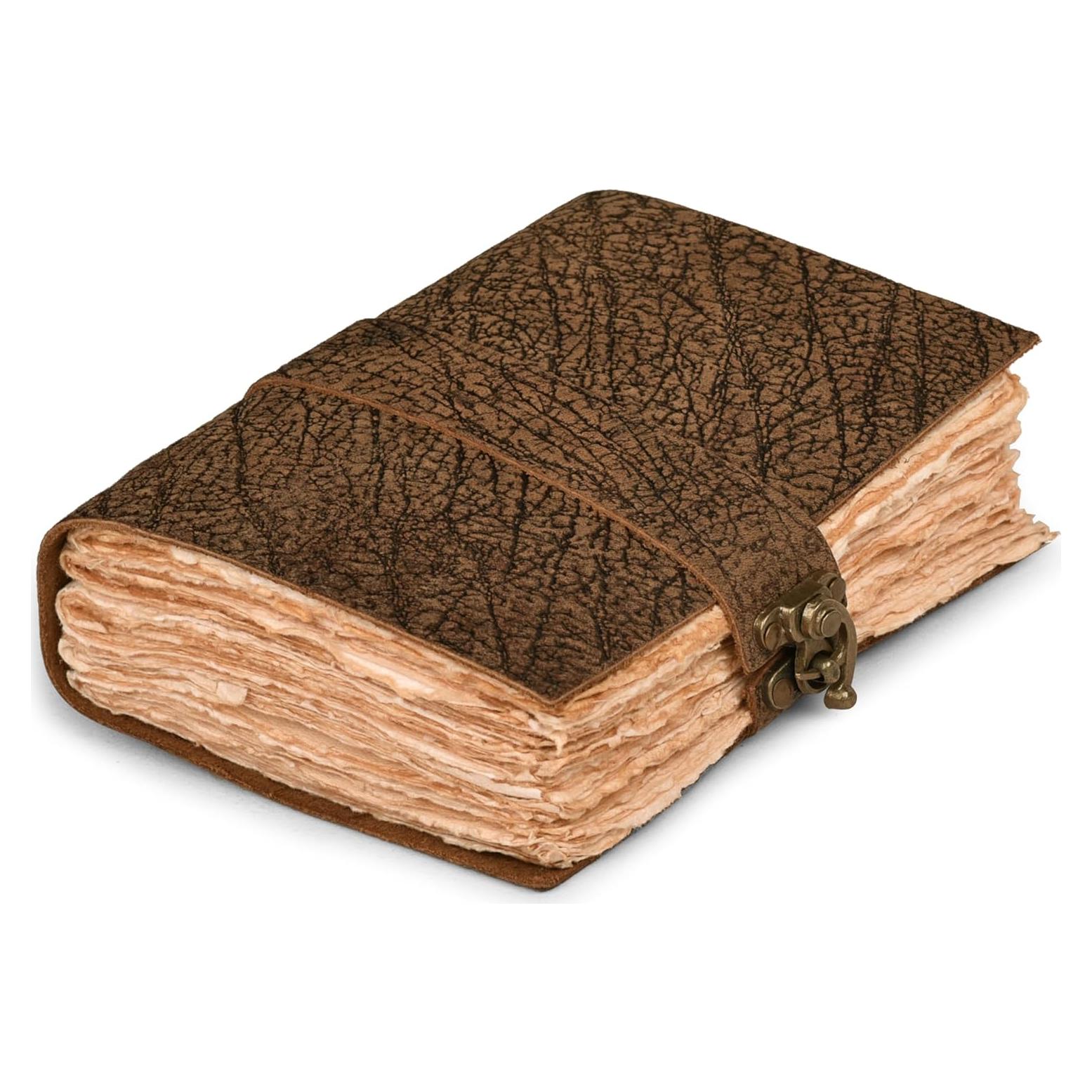 Diario Vintage de Cuero Leather Village 33x20 cm - 200 Páginas