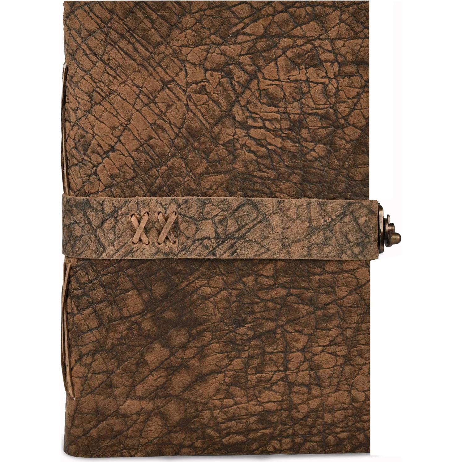 Diario Vintage de Cuero Leather Village 33x20 cm - 200 Páginas