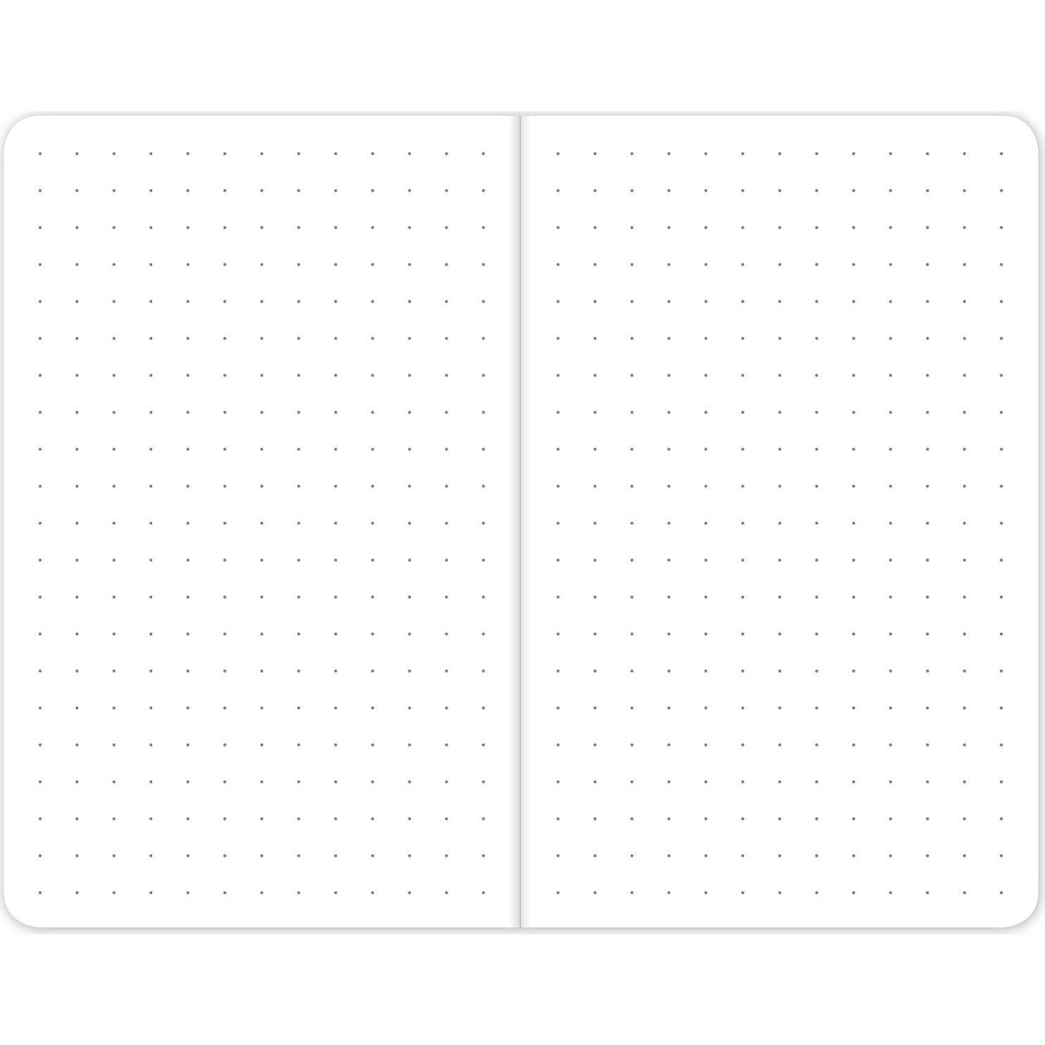 Cuaderno de Campo Elan Publishing - Paquete de 5 - Negro - Puntos