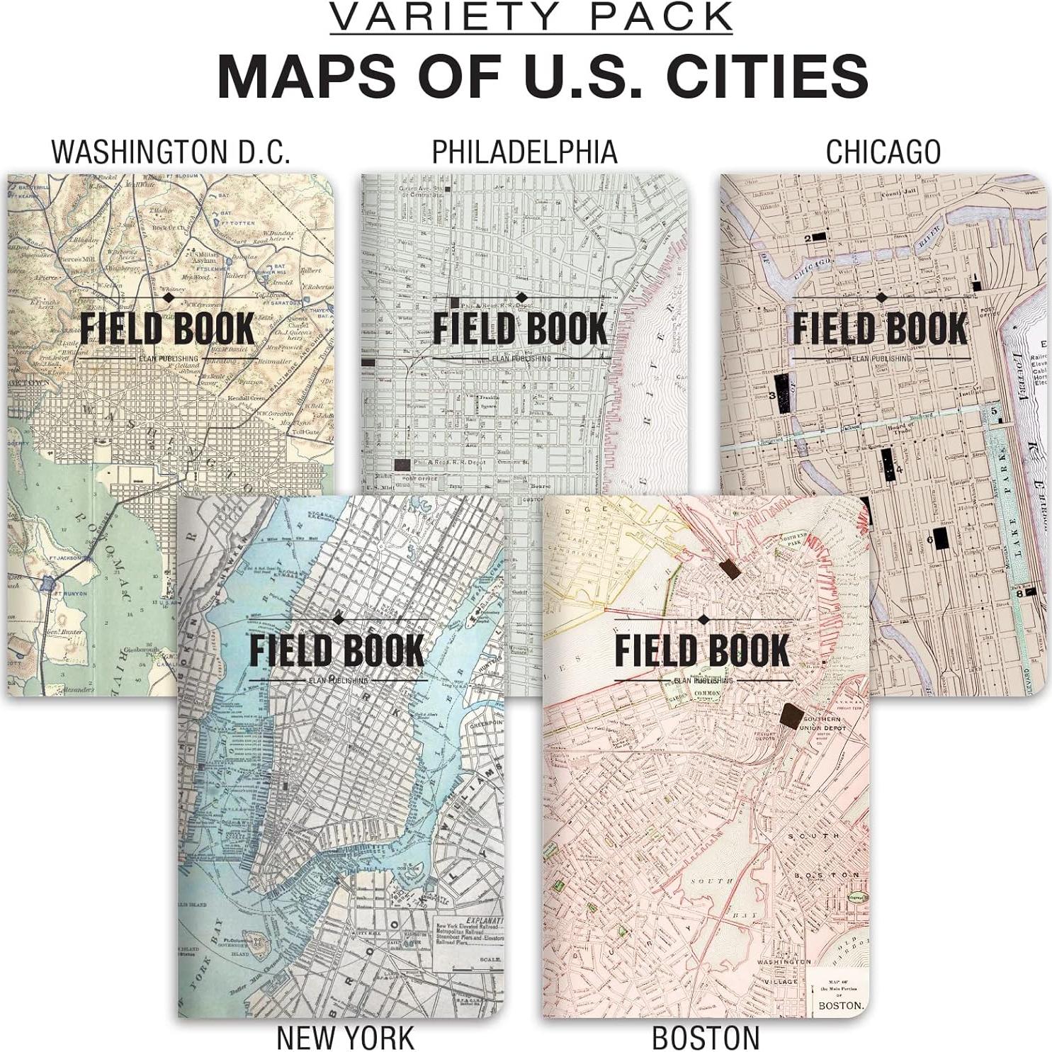 Cuaderno de Campo Elan Publishing 5 unidades Rayado 12.7x20.3cm