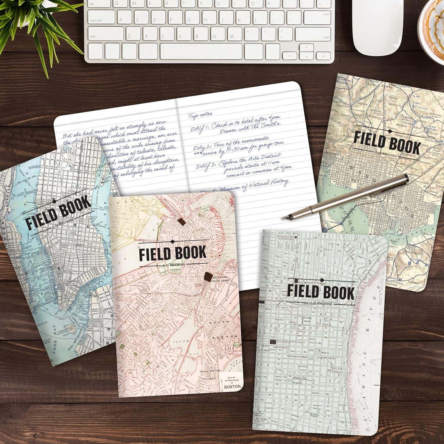 Cuaderno de Campo Elan Publishing 5 unidades Rayado 12.7x20.3cm