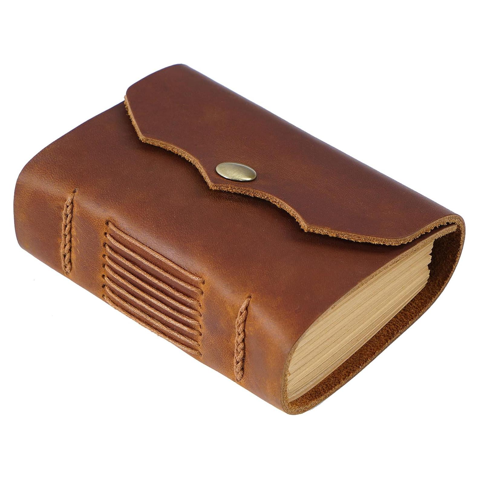 Cuaderno de Piel Acidea Vintage 320 Páginas 10.9x7.6cm