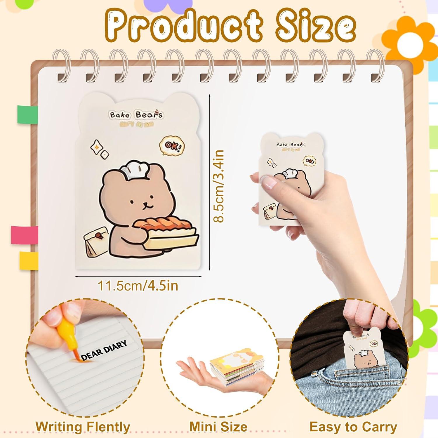 105 Mini Cuadernos ZestNova para Niños - Animales Caricatura