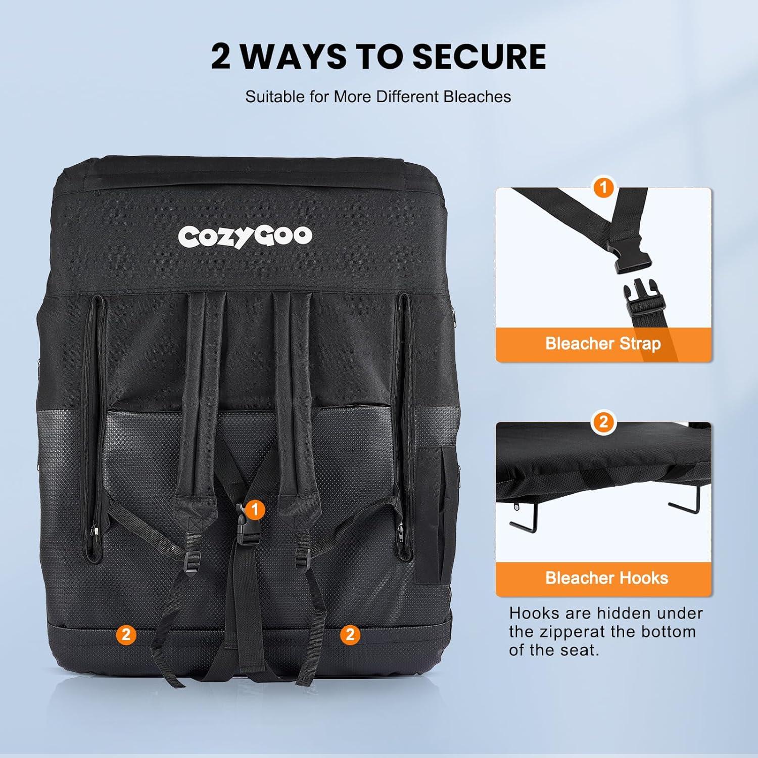 Silla Plegable Calentada CozyGoo 21" con 6 Inclinaciones