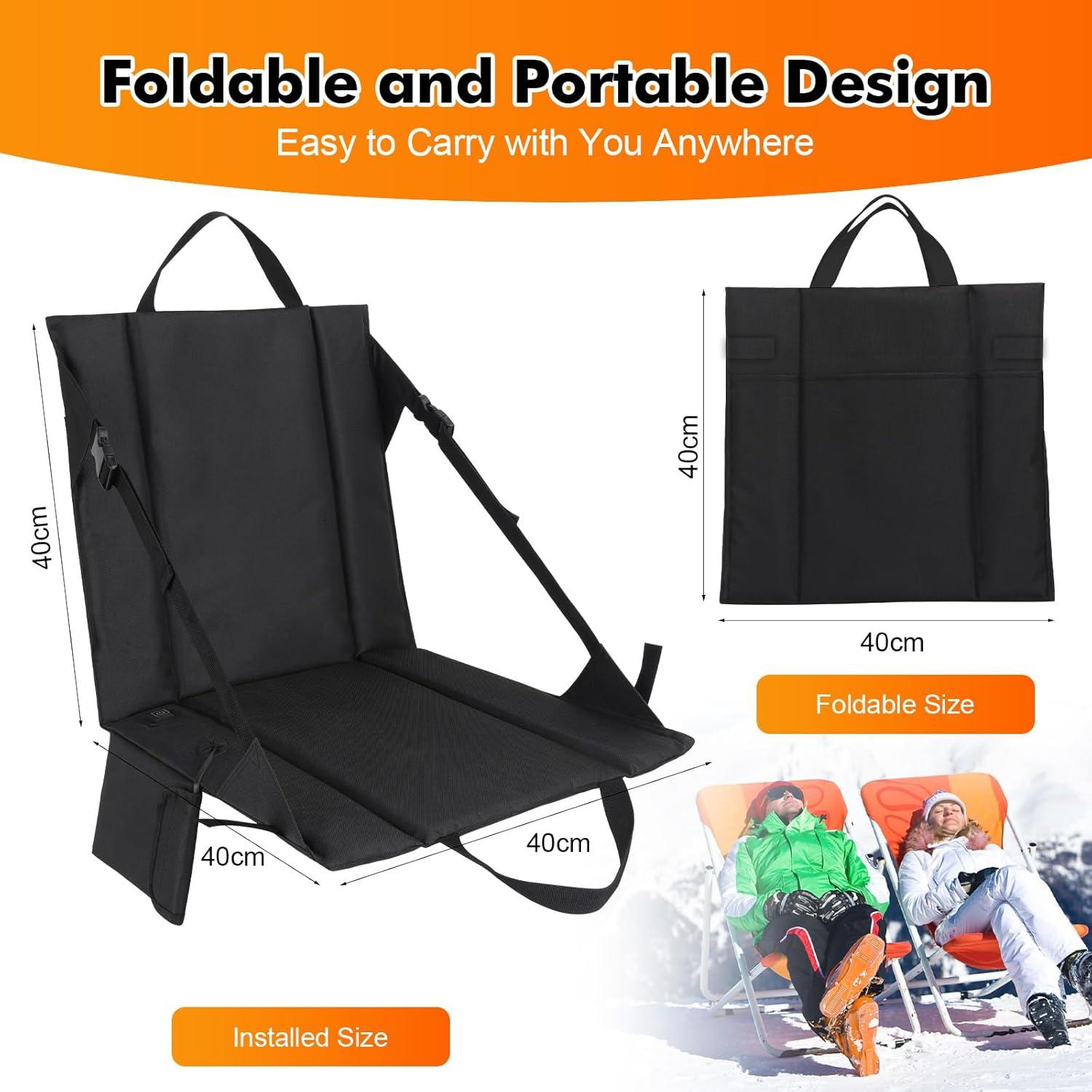 Cojín Calentado Portátil HUIJUTCHEN para Gradas 45°C