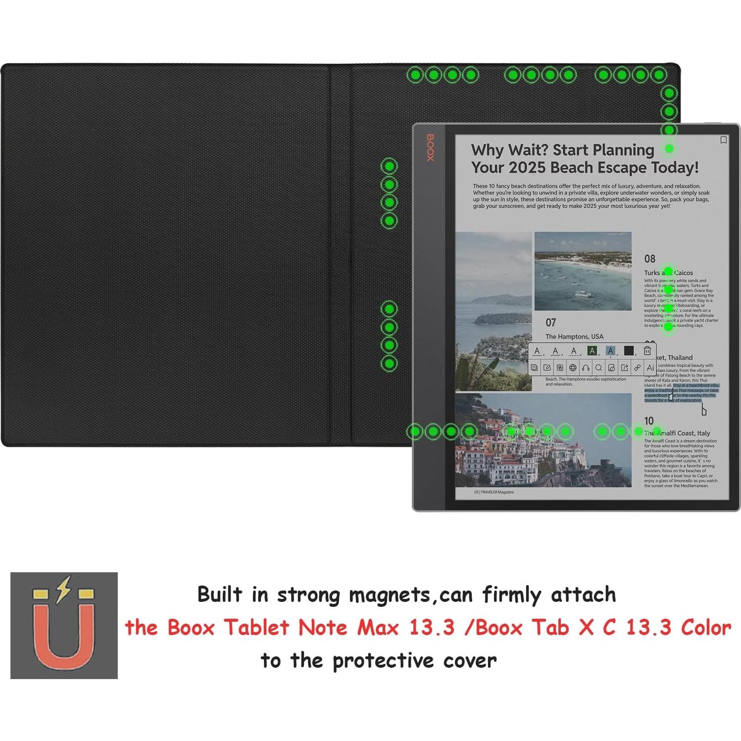 Funda Magnética GOVTVA para Boox Note Max/Tab X C 13.3"