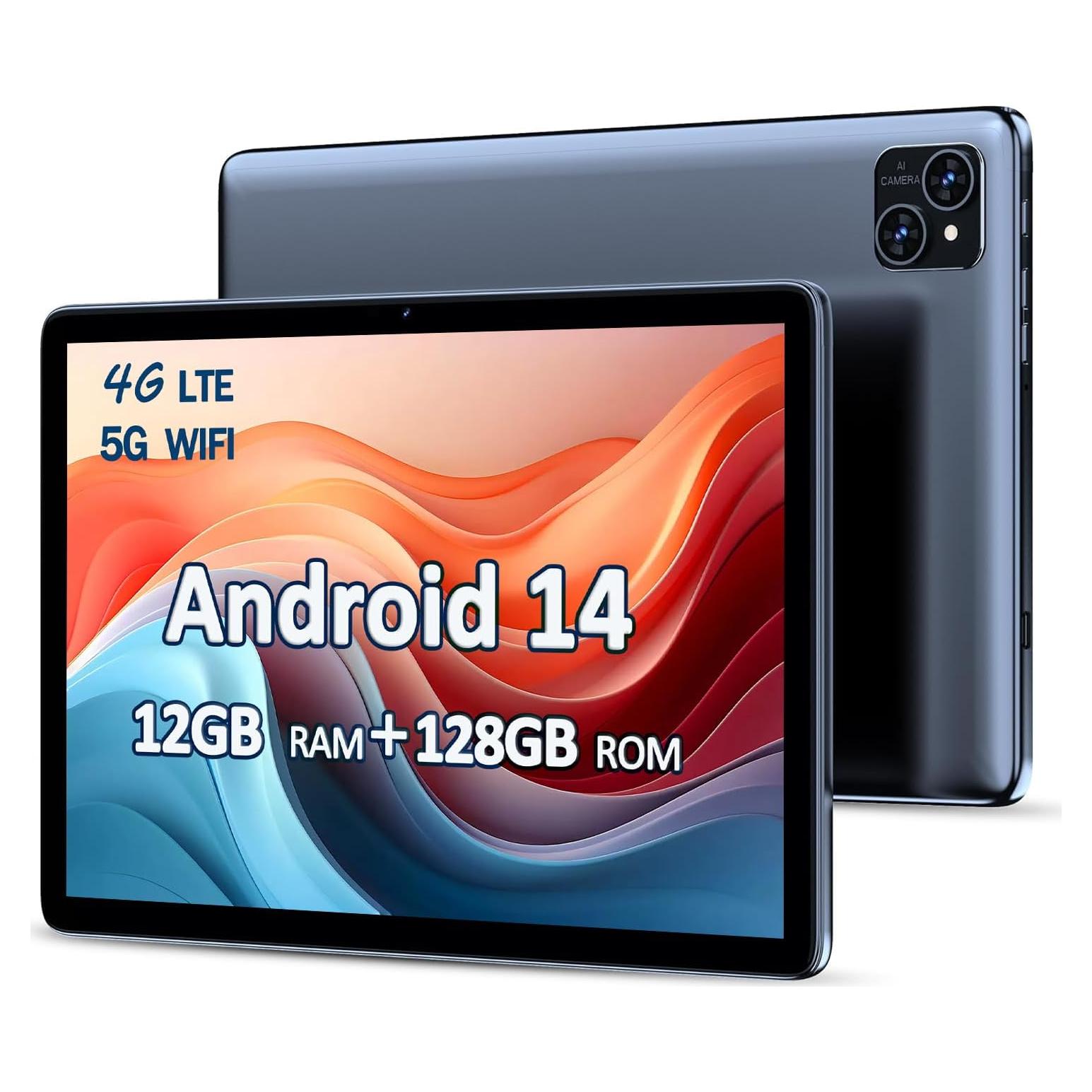 Tableta Android VOLENTEX M10 10" 12GB RAM 128GB 4G LTE Gris