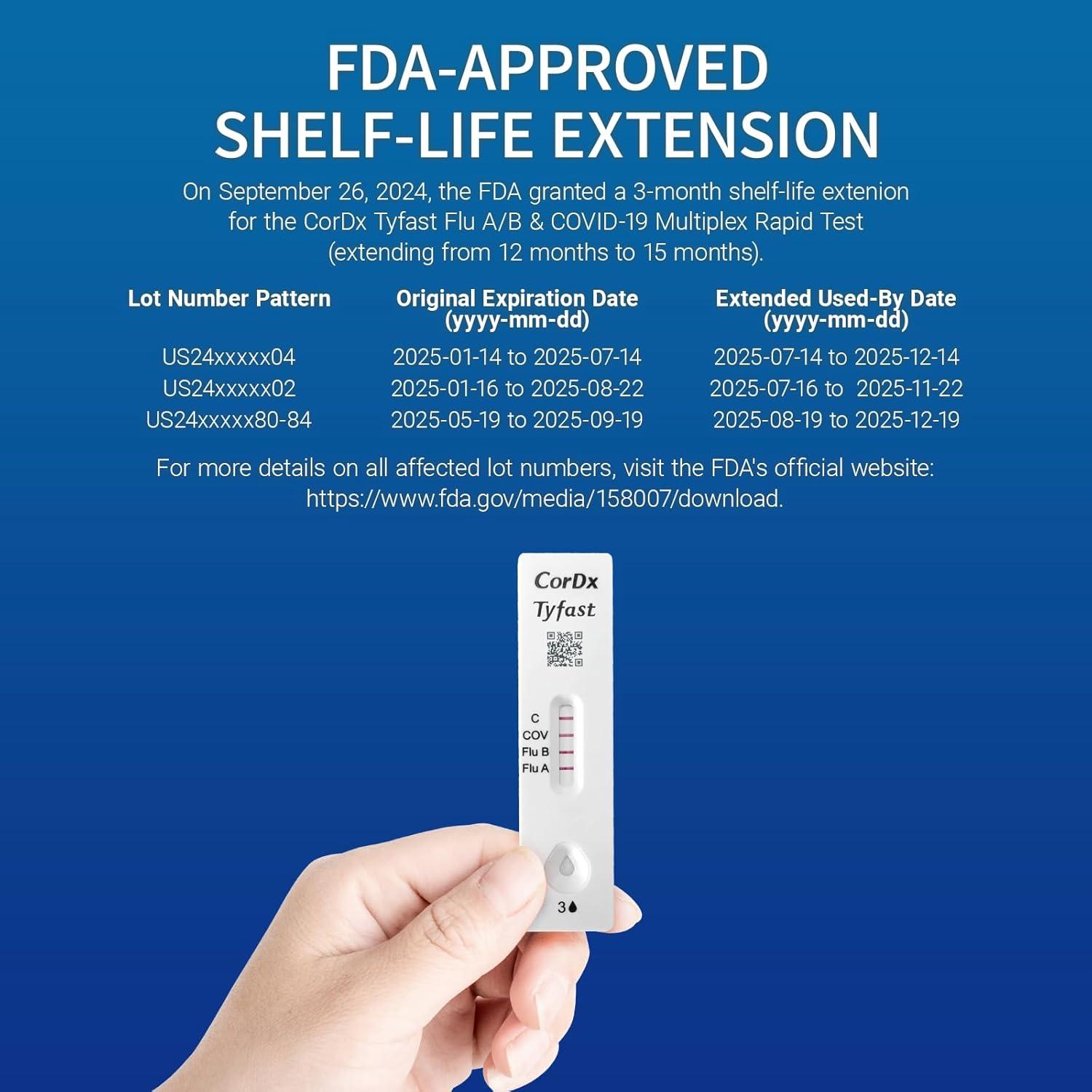 Prueba Rápida Multiplex CorDx 10 Min Influenza A/B y COVID-19