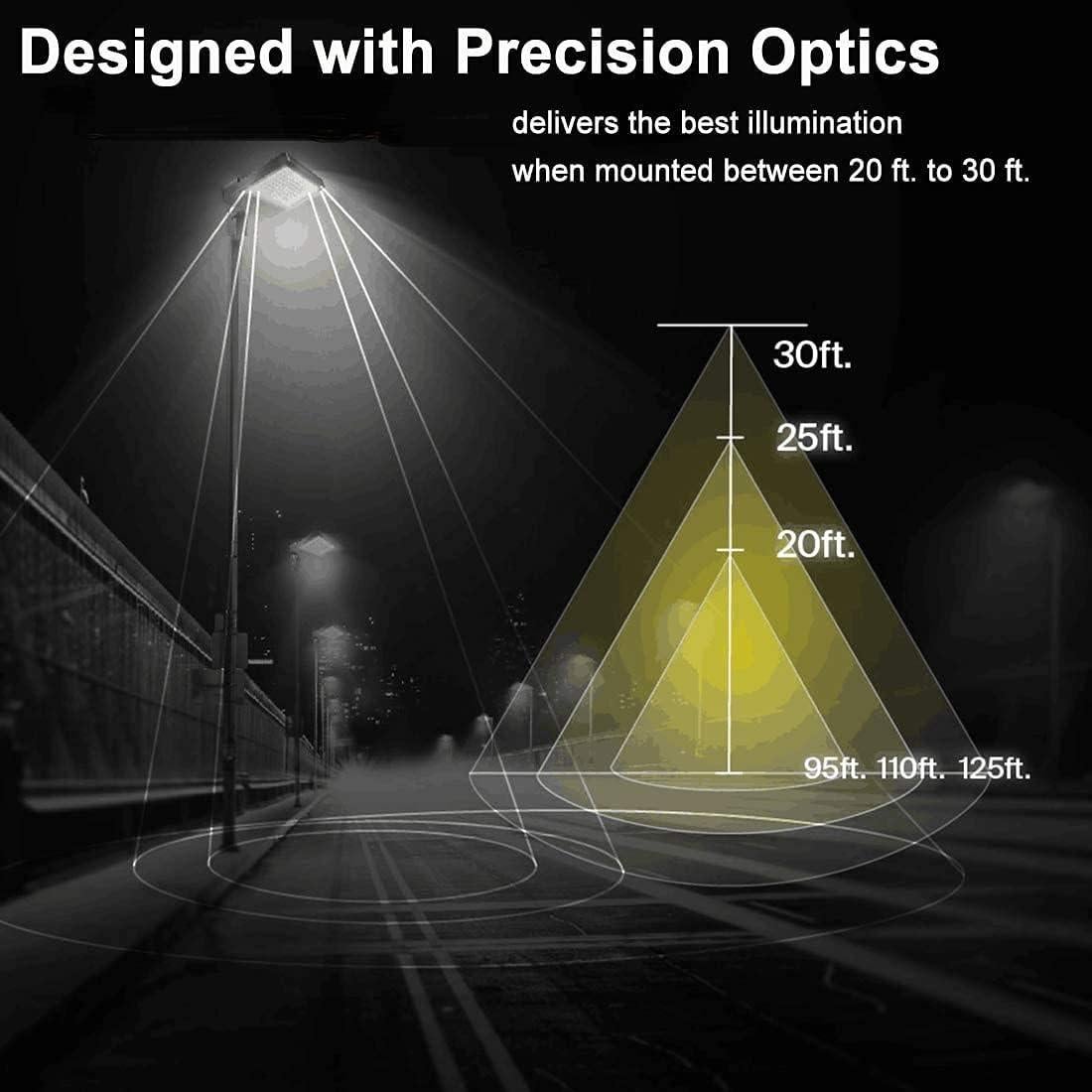 Luz de Estacionamiento LED Dusk to Dawn LEDMO 150W 19500lm 3 Paquete