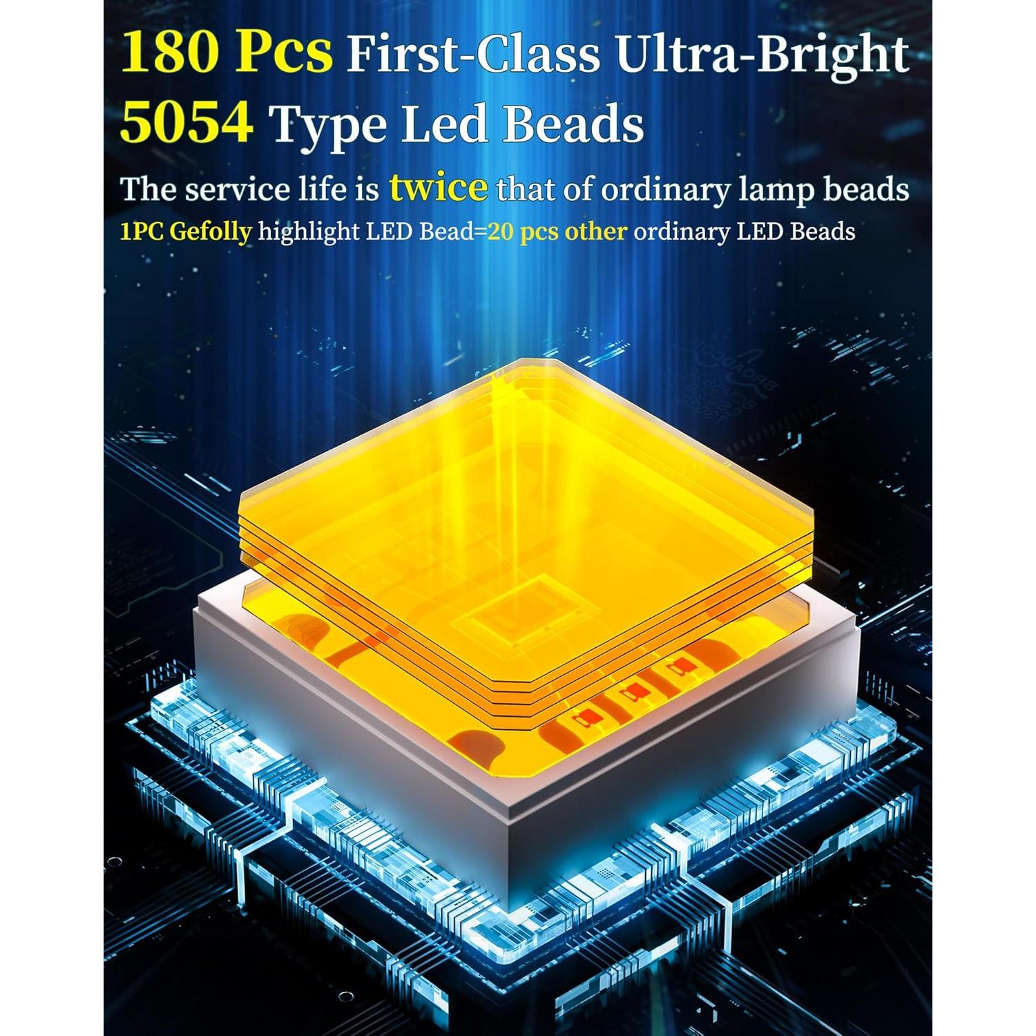 Luz Solar de Calle Gefolly SL-6200W 620000LM IP67 6500K