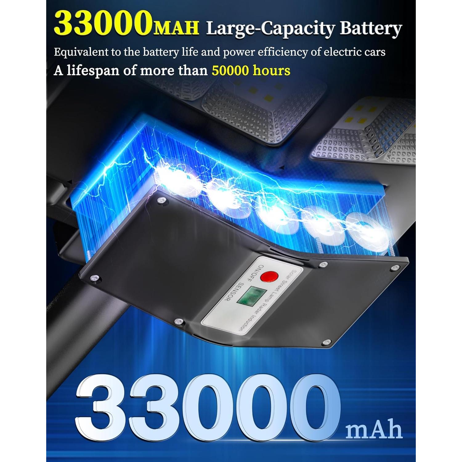 Luz Solar de Calle Gefolly SL-6200W 620000LM IP67 6500K