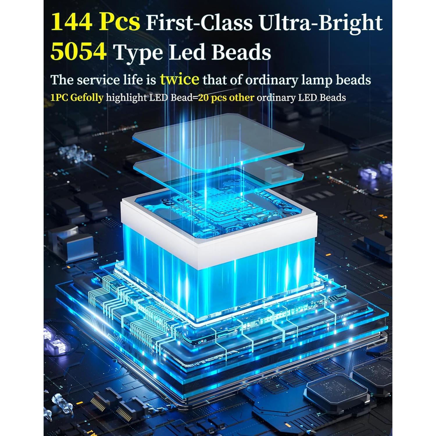 Luz Solar de Calle Gefolly SL-12000W 900000LM IP67 6500K