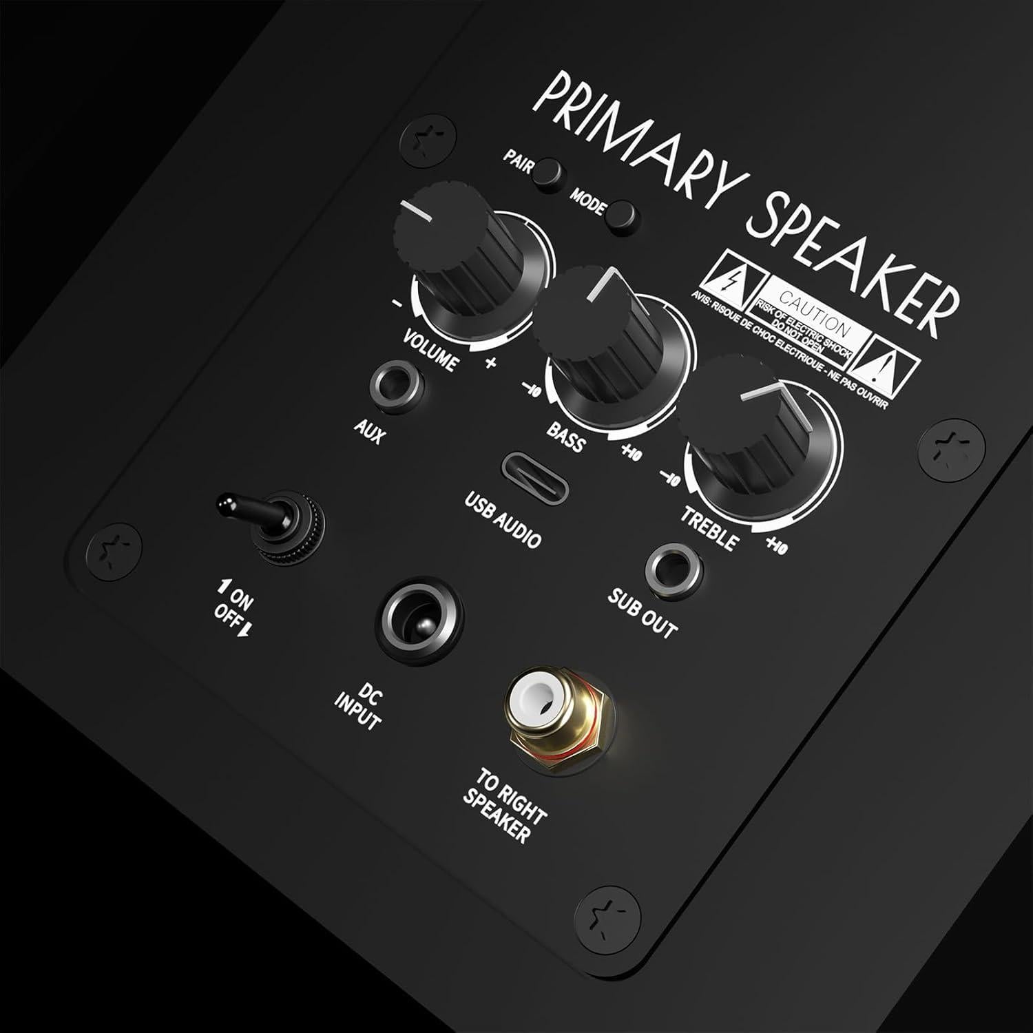 Altavoces de Estantería Bluetooth HOTMAY BS1 75W 4" Negro