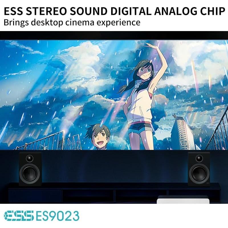 Altavoces de Estantería Bluetooth HOTMAY BS1 75W 4" Negro