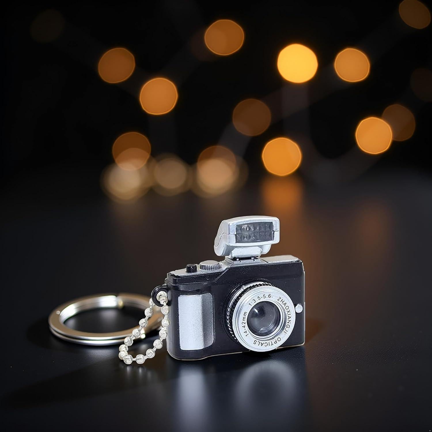 Llavero de cámara miniatura Wentoenapp con linterna y sonido