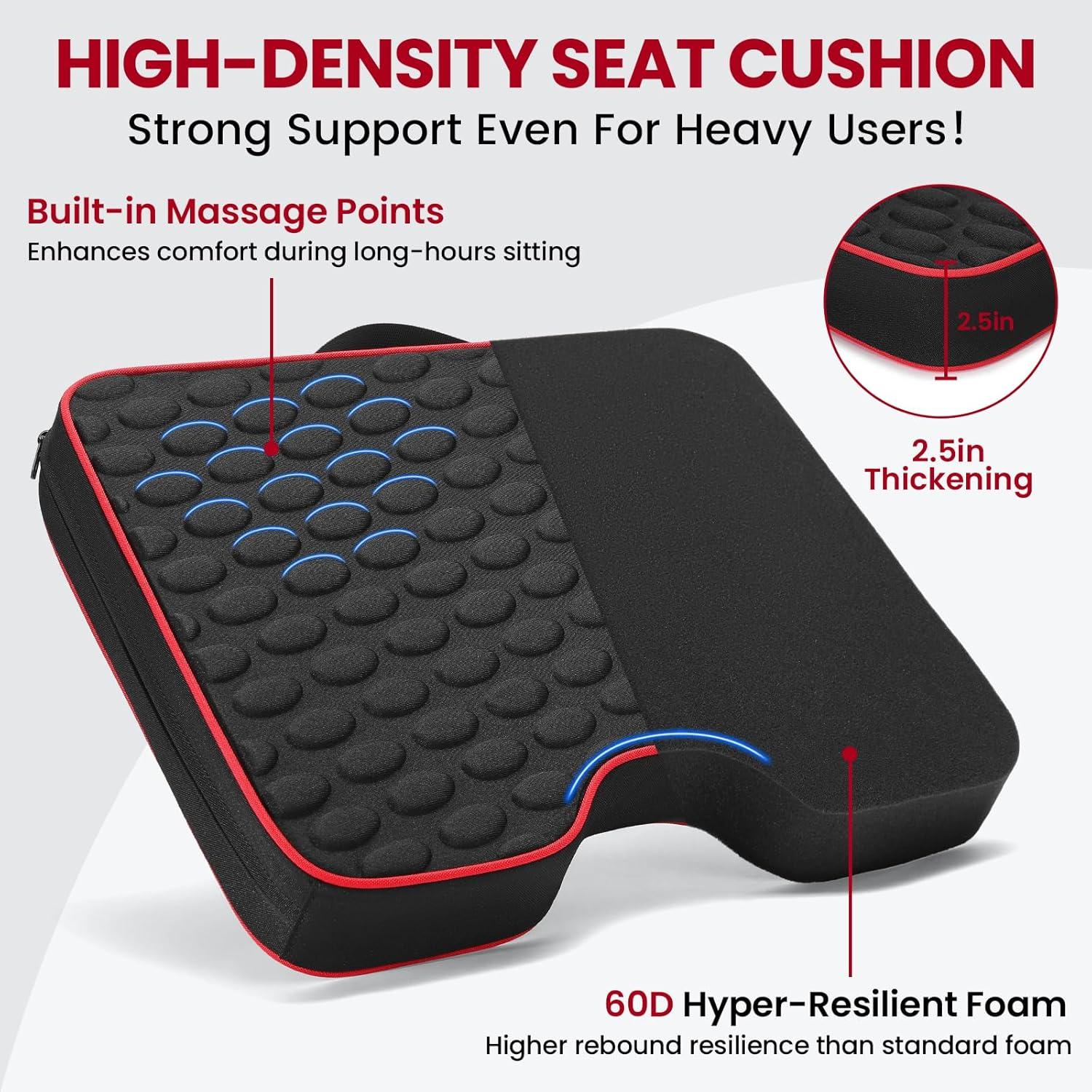 Cojines Portátiles para Estadio JDITVYHANO - 2 Unidades con Espuma 6.35 cm