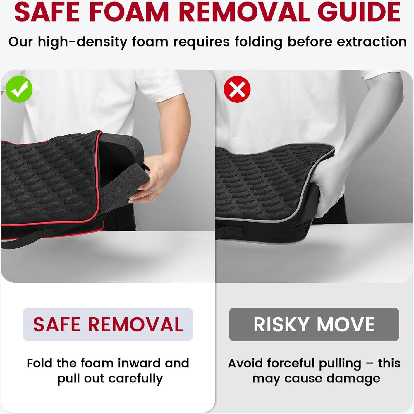 Cojines Portátiles para Estadio JDITVYHANO - 2 Unidades con Espuma 6.35 cm