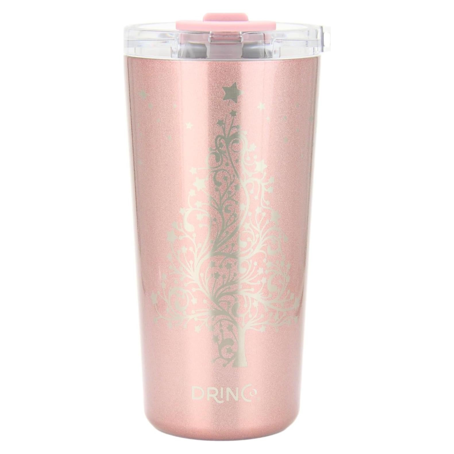 Vaso Aislado de Acero Inoxidable Drinco 20oz Rosa Oro
