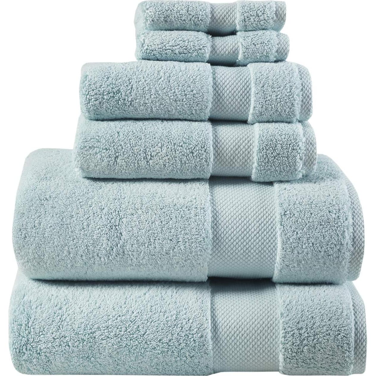 Conjunto de Toallas de Baño Madison Park 6 Piezas 100% Algodón