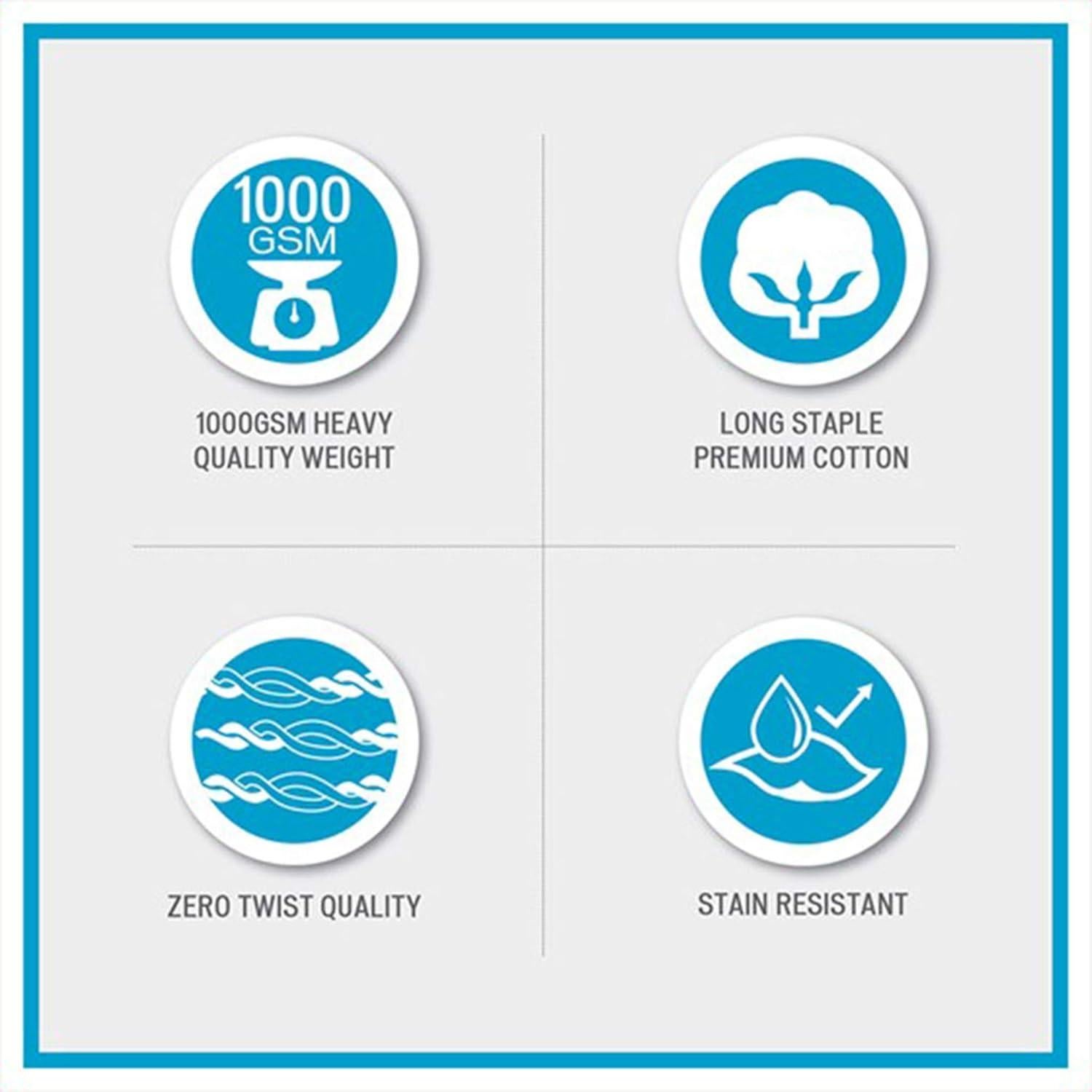 Conjunto de Toallas de Baño Madison Park 6 Piezas 100% Algodón