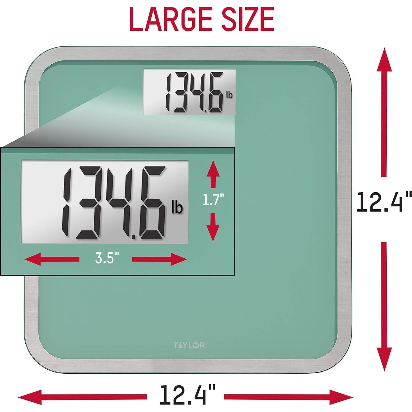 Báscula Digital de Vidrio Taylor 5274460 500 kg Verde Espuma