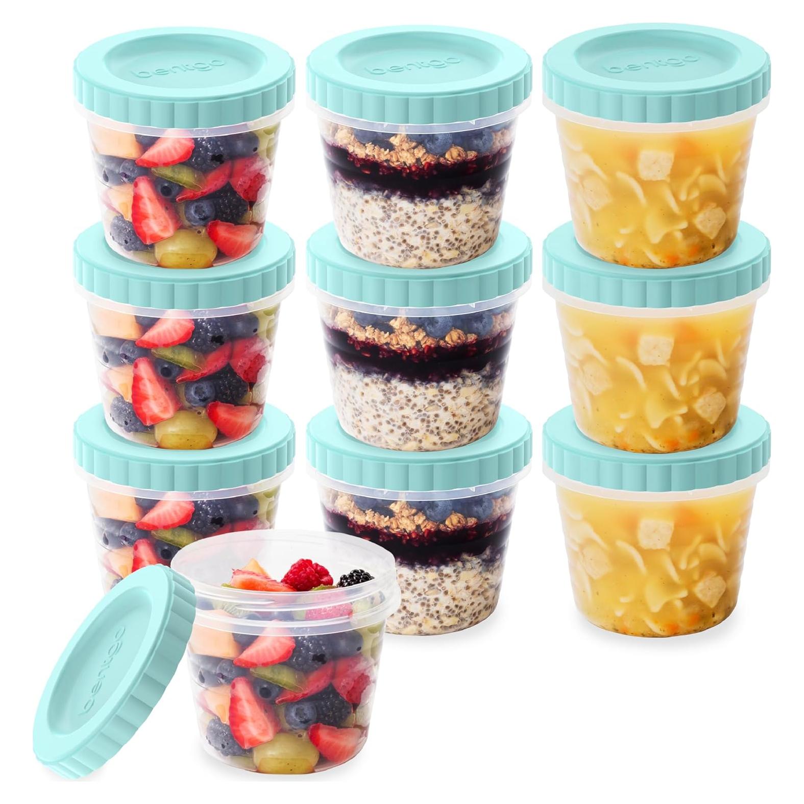 Contenedores Deli Bentgo - 20 Piezas 473 ml a Prueba de Fugas