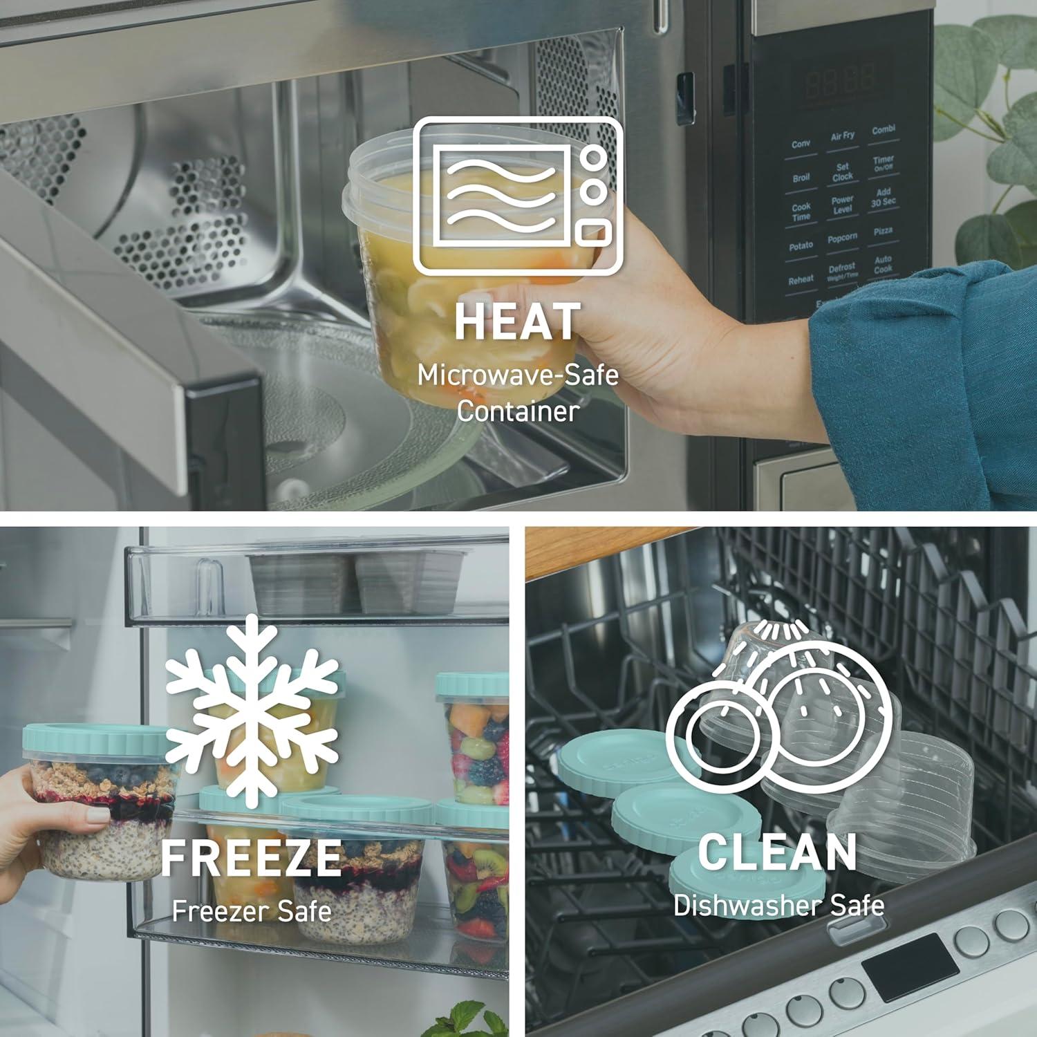 Contenedores Deli Bentgo - 20 Piezas 473 ml a Prueba de Fugas