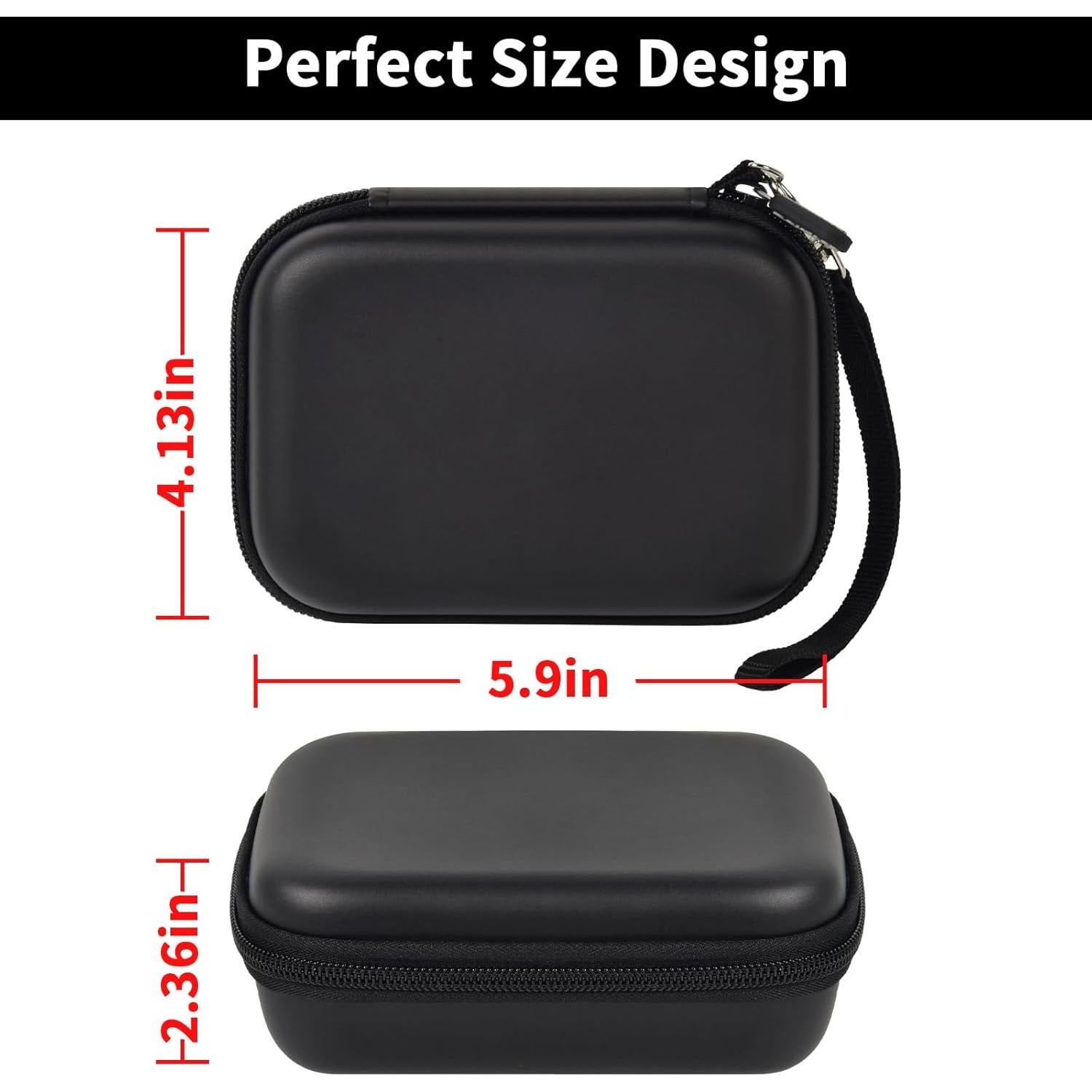 Funda de Almacenamiento Casmilee para Cargador MagSafe 3 en 1 - Negro