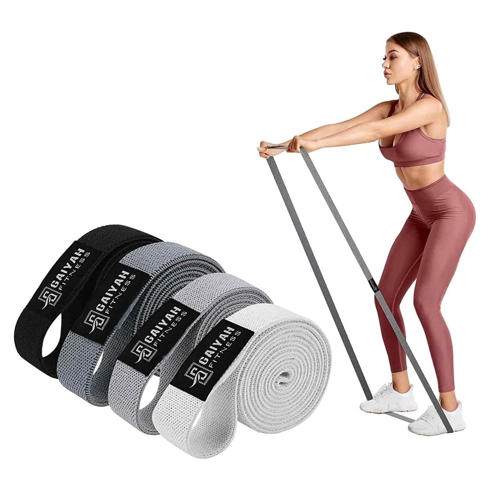Conjunto de Bandas de Resistencia Largas GAIYAH FITNESS 4 Unidades