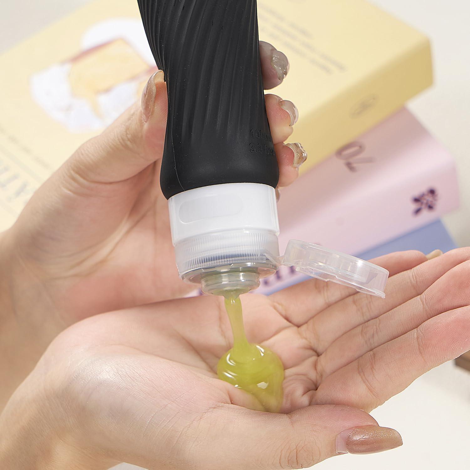 Botellas de viaje a prueba de fugas SiliconeWave 89 ml