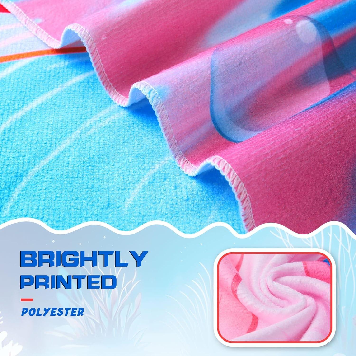 Toalla de Playa WERNNSAI Axolote 76.2x152.4 cm Ultra Absorbente