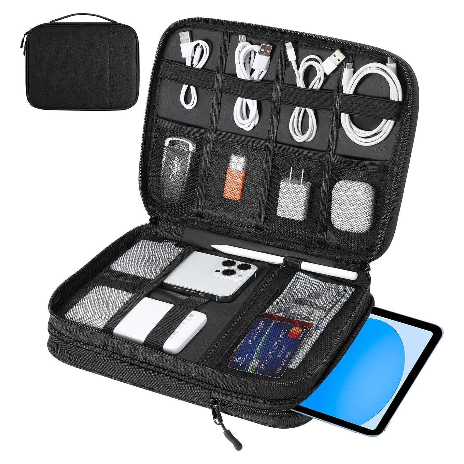 Organizador de Viaje Dadanism para Electrónica 29x22cm Negro