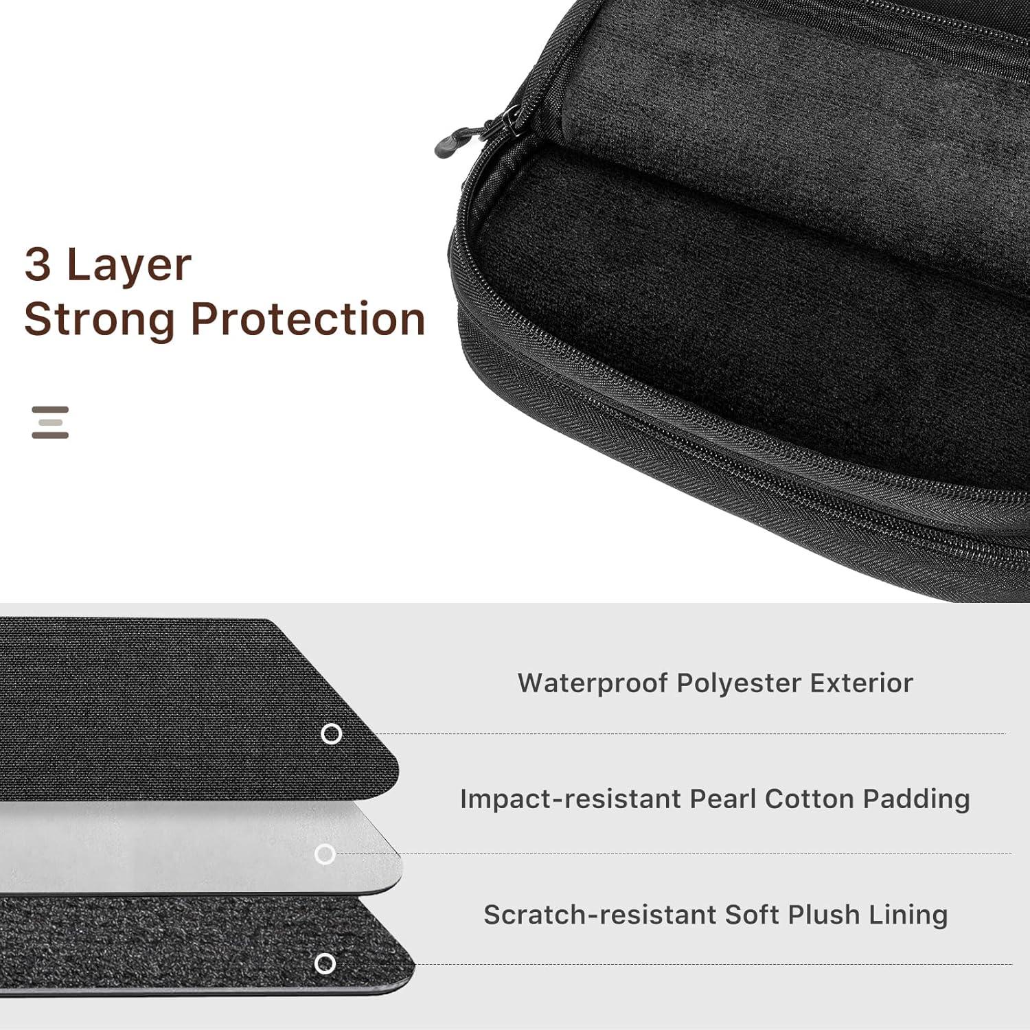 Organizador de Viaje Dadanism para Electrónica 29x22cm Negro