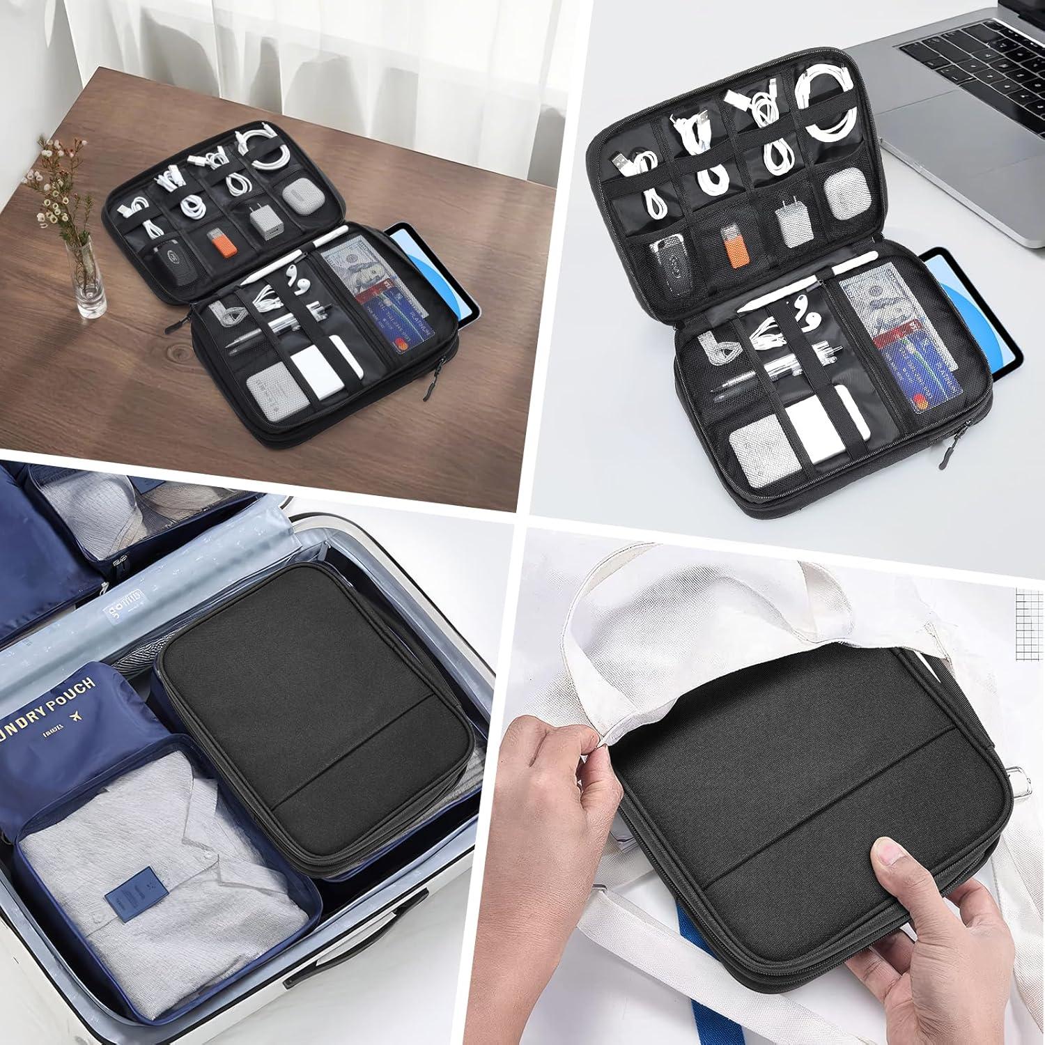 Organizador de Viaje Dadanism para Electrónica 29x22cm Negro