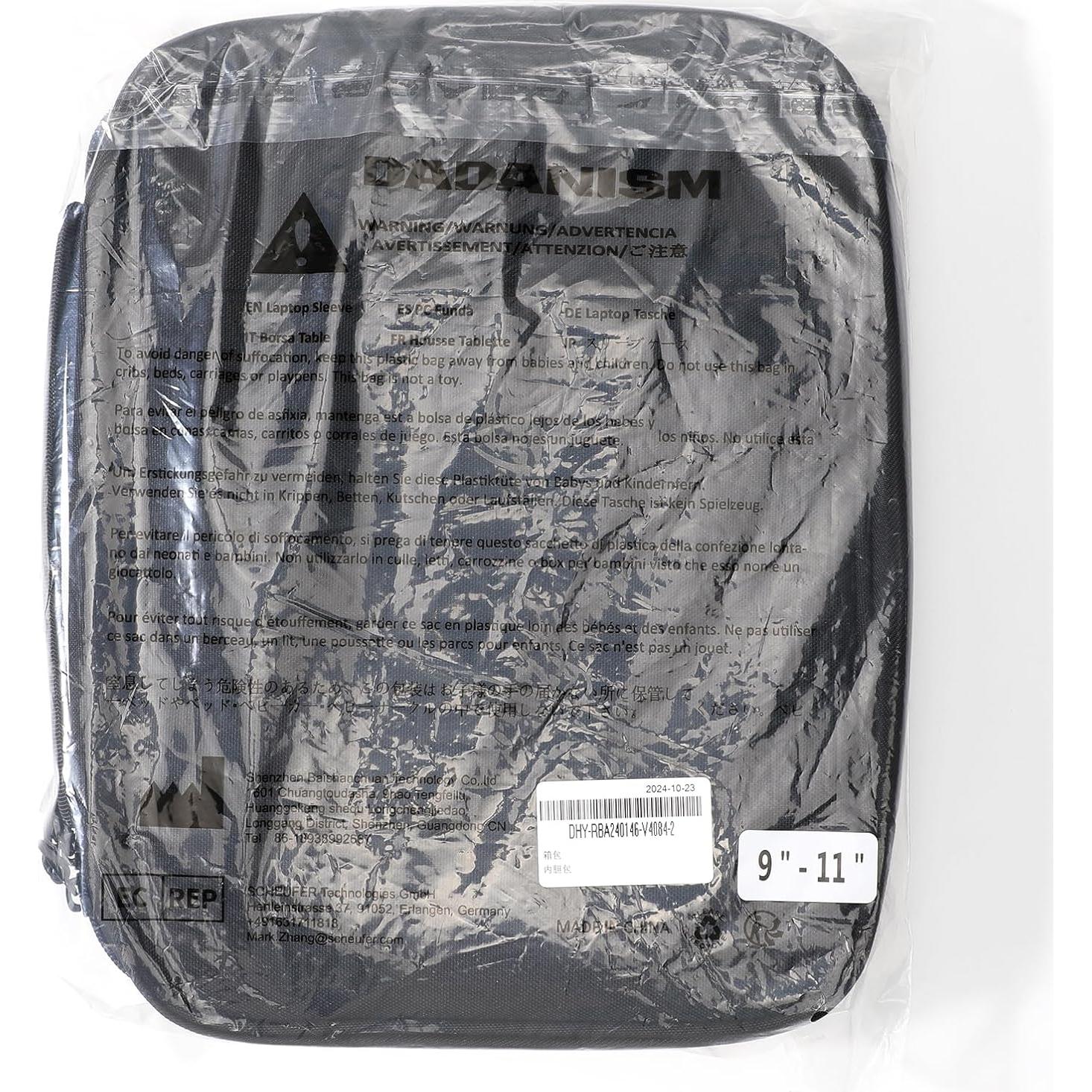 Organizador de Viaje Dadanism para Electrónica 29x22cm Negro